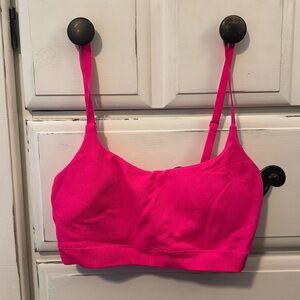 Aerie Lounge Bra, Hot Pink, Large, like new